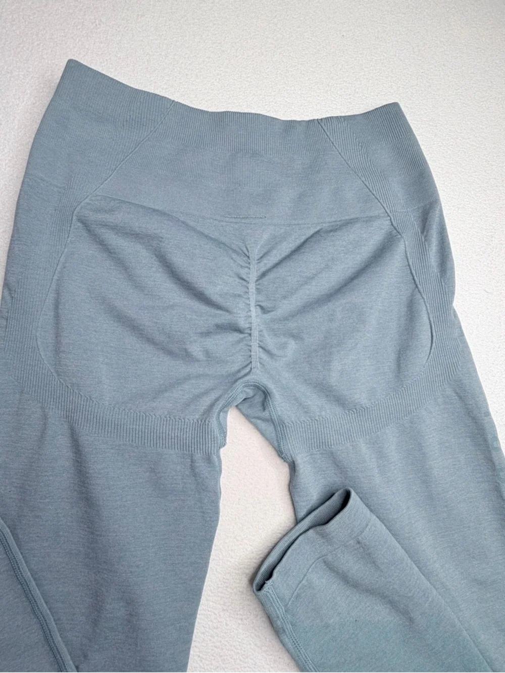 YoungLA Legacy Seamless Scrunch Leggings•YLAW1062• Dusty Blue - Picture 11 of 16